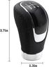 5 Speed Shift Knob, Weighted Manual Gear Shifter Knobs, Leather Gear Shifting Handle, Automotive Manual Universal Transmission, Interior Automatic...