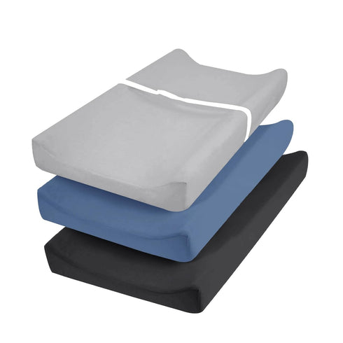 david's Kids 3 Pack Changing Pad Cover Set, Ultra Soft Breathable Cozy Microfiber Diaper Change Table Sheets for Baby Girls, Fit Most Changing Pad...
