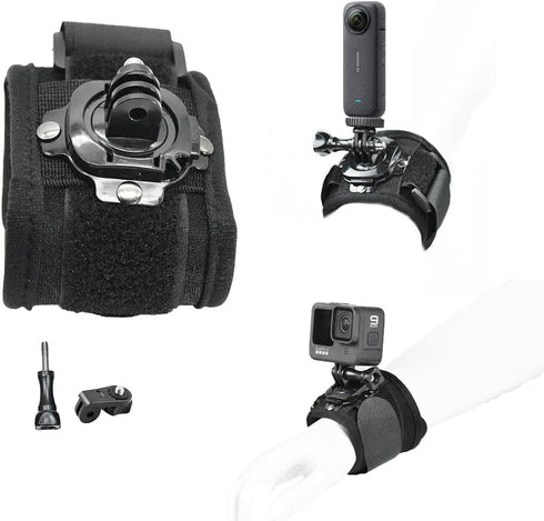 Action Camera Accessory Kit Chest Strap Mount +Head Strap Mount+Wrist Strap+ Backpack Clip Mount for Insta360 X4, X3, One RS, Ace Pro, Ace, GoPro ...