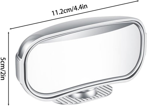 2PCS Blind Spot Mirrors, 360° Rotating Rearview Auxiliary Mirror Wide Angle Side Mirror Blindspot Mirror for Car Truck SUV...
