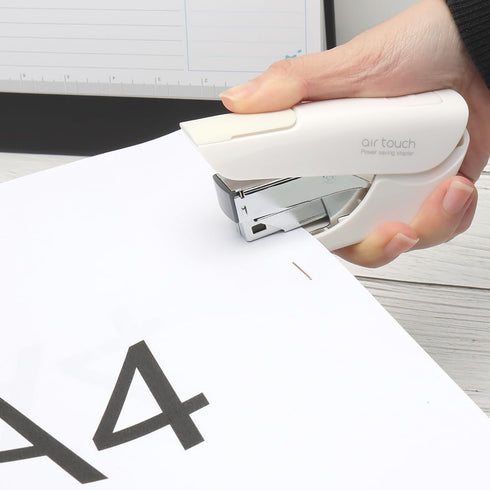 Effortless Stapler Heavy Duty Office Desktop Staplers Power Saving Manual Stapling Low Force Small White Stapler 20 Sheet Capacity for Desk Office...