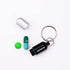 munkees Portable Pill Case Small Waterproof Capsules EDC Keychain, Travel Pill Bottle for Camping, Hiking, Backpacking, Compact Valuables Containe...