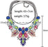 Lovage Colorful Resin Bubble Bib Statement Necklace Bohemian Chunky Collar Jewelry...