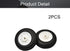 Fielect 1 inch RC Model Airplane Super Light Sponge Tire Tail Wheel Tire and Wheel Sets for RC Car Airplane PU Sponge Tire with Plastic Hub 2 Pcs...