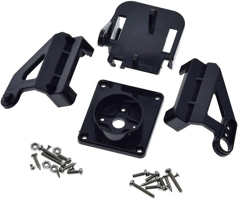 2 Pack Pan Tilt Camera Servo Horns Mount Bracket Platform Anti-Vibration Head Stand for Aircraft 2 Axis FPV Plane PTZ Aerial Photography 9G SG90 E...