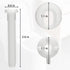 Plastic Toilet Seat Hinge Bolt Screws 2 Pack Toilet Seat Screws Replacement with Nuts and Washers to Fix the Top Mount Toilet Seat...