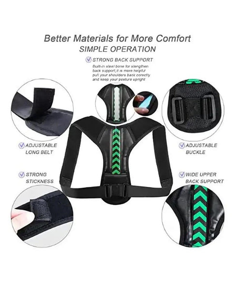 Posture Corrector for Men and Women, Adjustable Lumbar Spinal Support, Low Back Pain Relief, Neck Support, Lower Back Pain Relief (X-Large)...