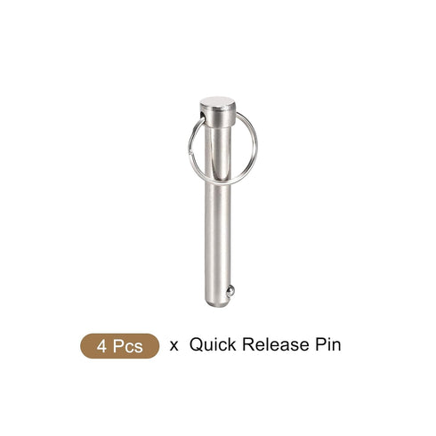 Quick Release Pins (10mmx70mm) 4Pcs, Carbon Steel Pull Pin - for Shipbuilding, Ship Outfitting, Boat Top...