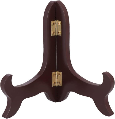 PRETYZOOM 3pcs Plate Stands for Display: 5 Inches Easel Display Stand, Wooden Plate Display Holder, Picture Frame Holder Stand, Table Top Easels f...