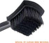 ICSTM Wheel Brush Tire Brush Car Wash Brush Tire Brush Car Carpet Cleaner Used for Cleaning Car Tires, Wheels and Carpets, with a Short Handle Tha...