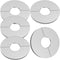 Wall Split Flange Stainless Steel Escutcheon Plate plumbing Cover Self-Adhesive Round for 50mm Diameter Pipe...