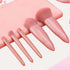Easy-taken Travel Makeup Brush Set, COSHINE 5pcs Mini Complete Function Cosmetic Brushes Kit (5pcs with mirror)...