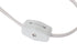 Single Light Replacement Clip in Lamp Cord for Christmas Village House includes Clear Light Bulb...