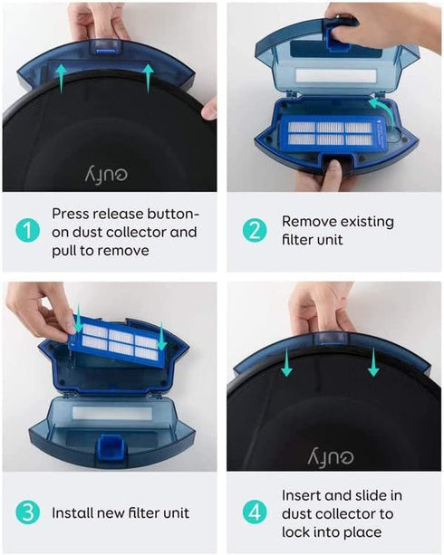 Replacement Parts for Eufy RoboVac 11S Max, Accessories Kit for RoboVac 15C Max 30C Max 35c Max 15t Max 39 Max Series G10 G20 G30 G32 Edge Verge H...