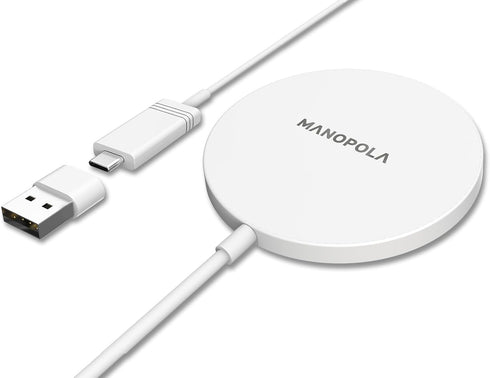 Magnetic Wireless Charger,Mag Safe Charger for Apple,15W Fast Charger Compatible with iPhone 15/14/13/12 Pro/Max/Plus/Mini and AirPods 3/2/Pro 2/P...