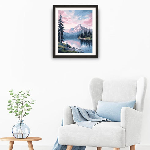Natuyalo Landscape Paint by Numbers Kit for Adults - Mountain and River Paint by Number on Canvas Without Frame, DIY Acrylic Painting for Ideal Gi...