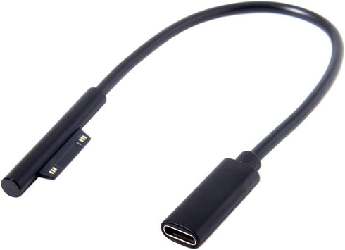 Cablecc DC 15V Type-C USB-C Female to Surface Pro3 Pro4 Pro5 Pro6 Book Pro Charge Cable for Laptop...