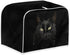 3D Black Cat Toaster Cover Slice Wide Slot, Cute Kitten Kitchen Appliance Cover, Aesthetic Animals Art Universal Size Microwave Toaster Oven Cover...