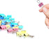 Mini Binder Clips, 120 Pack, 5/8 Inch, Standard 15mm, Color, Mini Binder Paper Clips, Fold Clamp, Capacity 0.23 Inch, Paper Clips, Office Supplies...