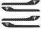 IPG for Tesla Model 3 / Model Y Door Handle Decal Sticker Wrap Kit (Set of 4) with Tesla Logo (Black Carbon Fiber)...
