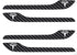IPG for Tesla Model 3 / Model Y Door Handle Decal Sticker Wrap Kit (Set of 4) with Tesla Logo (Black Carbon Fiber)...
