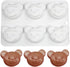6 Cavity Bear Silicone Chocolate Mold DIY Cake Accessories Molds Kitchen Ice Cubes Biscuit Pastry Manual Baking Mould...