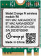 5 Plus WiFi 6 Module Wireless Card 1201Mbps PCIe Wi-Fi6+BT5.2, Wireless Module R6 Support WiFi Bluetooth Compatible with Orange Pi 5 Plus Singble ...