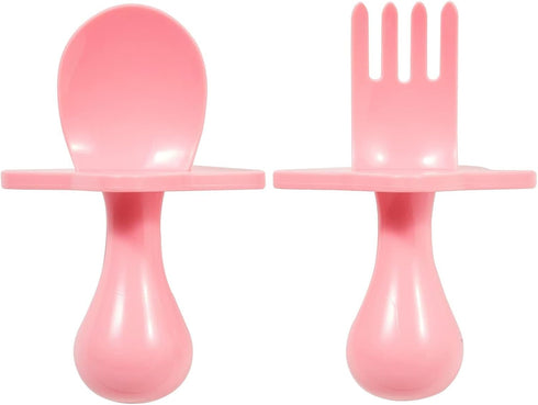Nooli Baby Silverware Baby Fork Toddler Forks Toddler Utensils, BPA Phthalates-Free, Dishwasher and Sterilizer Safe, Pink - Kids Silverware...