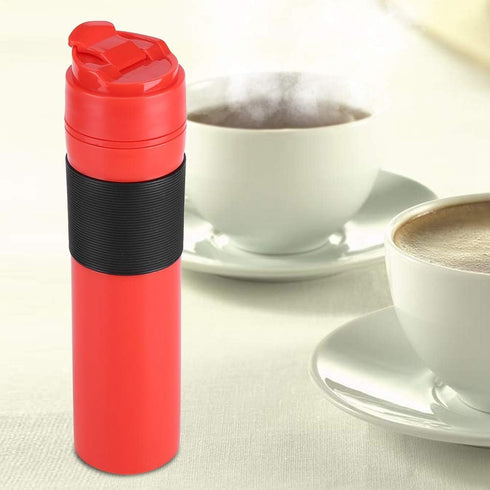Coffee Press Mug, Portable French Press Travel 350ml/12oz Portable Coffee Press Mug Tea and Coffee Maker Bottle Coffee Brewer Travel Tumbler Water...