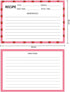 Recipe Cards 50 PCS 4x6inch Double Sided Thick Card Stock Original 5 Fruit Design Fit with Recipe Binder Recipe Box Gift for Bridal Shower Wedding...