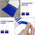 Boao 16 Pcs Air Conditioner Condenser Cleaning Brush Refrigerator Coil Brush HVAC Coil Cleaner Brush Small Plastic Whisk Brush (Blue)...