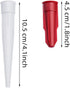 Caulk Extension Nozzle Sausage Caulking Gun Tips Plastic Caulk Nozzles for Sealing and Preserving,Applicator Replacement Extension Tool Supplies A...