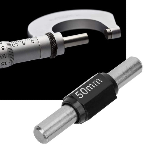 Standard Caliper Calibration Block Stainless Steel Outside Micrometer Reference Rod Gauge Accessories for Calibrating Micrometers(50mm / 1.97in)...