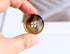 50PCS 5/8 inch (15mm) Suit 4-Hole Buttons Overcoat Resin Brown Color Buttons Crafts DIY Projects...