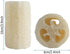 4 Count 4" Loofah Exfoliating Body Scrubber, Natural Real Egyptian Shower Loofah Sponge Body Scrubber for Women and Men, for Body and Face That Wi...