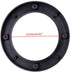 2Pcs Auto Car Truck 4" Dia Universal Black Plastic Speaker Spacer Adaptor Ring Mounting Bracket...