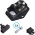 URBEST Inlet Module Plug 5A Fuse Switch Male Power Socket 10A 250V 3 Pin IEC320 C14, 2 Sets...