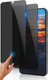 3+2 Pack Privacy Screen Protector And Camera Lens Protection for Galaxy S23 Plus 5G, Anti-Spy 9H Hardness Support Fingerprint Unlock Tempered Glas...
