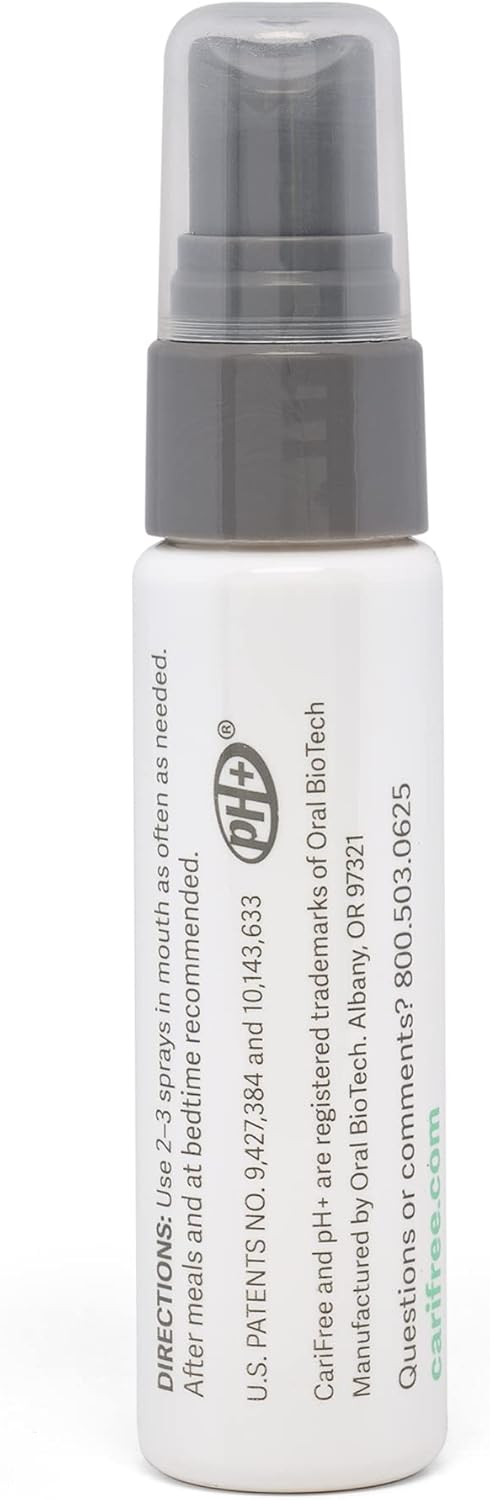 CariFree Oral Spray, Mint Flavored, Xylitol for Moisturization, Neutralizes pH, Fluoride-Free, Freshen Breath, Recommended by Dentists, Made in Th...