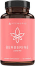 ACEWORKZ Berberine HCL 1200mg Supplement – 97% High Purity – Support Weight Management, Craving Control, Heart & Gut Health (60 Capsules)...