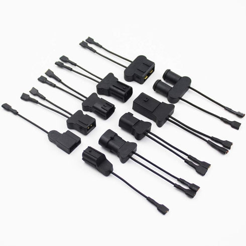 FARBIN Car Horn Special Plug Compatible with Chevrolet/Buick Adapter Wiring Harness Pigtail Socket Car Horn Connector Harnesses Cable 2Pcs...