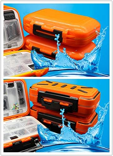 Waterproof Fishing Lure Box Spoon Hooks Baits Storage Tackle Box Containers for Casting Fishing Fly Fishing,Large/Medium/Small Lure Case Available...
