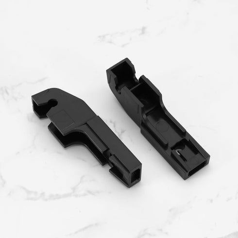 The Lord of the Tools 4 Pcs Front Wiper Blades Arm Adapter Clip for Bayonet Type Arm Install Wiper Blades Fitting Slim Bayonet Metal Wiper Arm Wip...