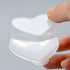 EXCEART 50 Pcs Transparent Heart Shaped Storage Containers Clear Heart Shape Plastic Storage Cases with Lids for Arts Crafts Storage Boxes Plastic...