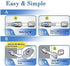 Generic Baby Child Safety Locks Straps (8 Pack) for Cabinets, Drawers, Fridge, Toilets Easy Installation, Clear (WC066)...