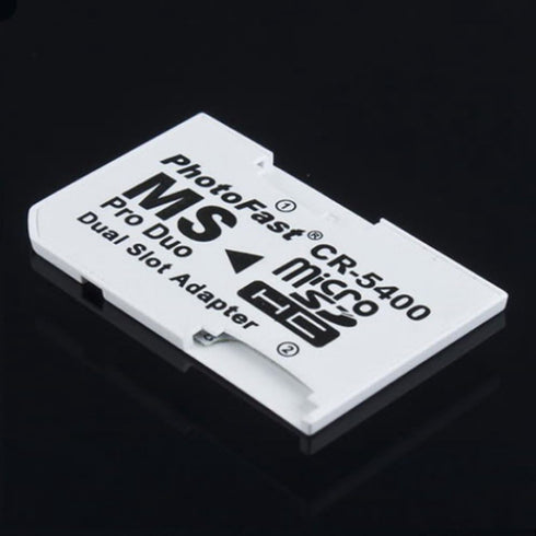 Micro SD TF to Memory Stick MS Pro Duo for PSP 1000/2000 / 3000 Card Dual 2 Slot Adapter Converter CR-5400 CR5400...