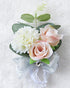 MOJUN Wedding Bridal Bridesmaid Wrist Flower Corsage Wedding Planner Wrist Corsage Hand Flower, Pack of 4...