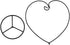 Archi Heart-Shaped Ornament Display Stand Iron Pothook Stand for Hanging Glass Terrarium (Heart-1)...