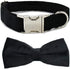 Love Dream Bowtie Dog Collar, Velvet Dog Collars with Detachable Bowtie Metal Buckle, Soft Comfortable Adjustable Bow Tie Collars for Small Medium...