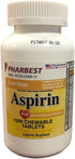 Aspirin 81mg Chewable Orange Tablets 1000 Count Per Bottle...